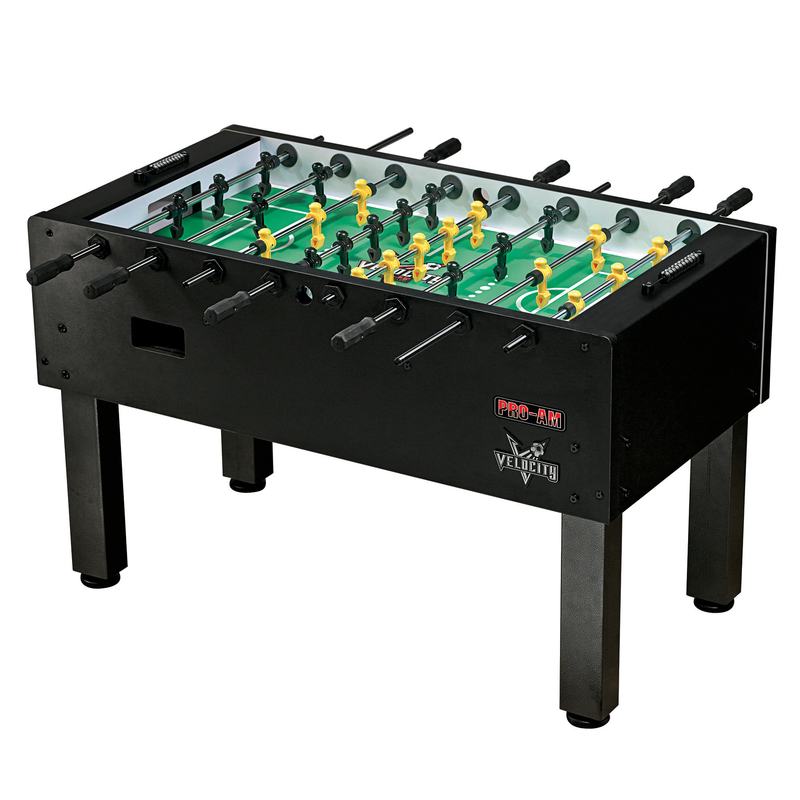 Velocity® Pro Am by American Heritage®, 3 Goalie Foosball Table