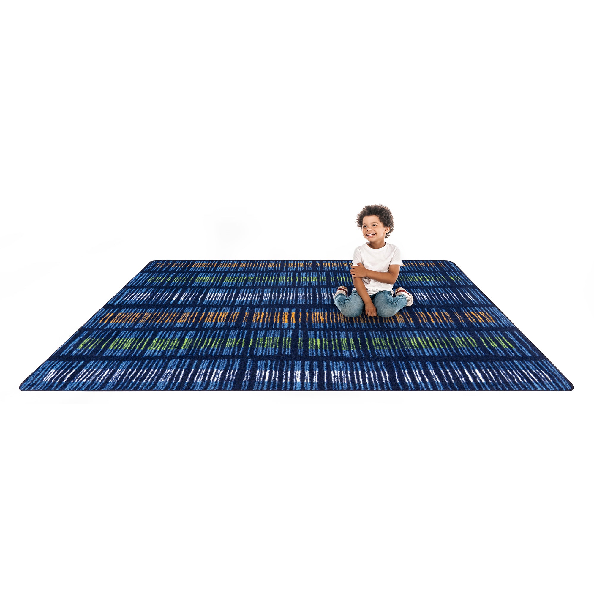 Verve 5'4" x 7'8" area rug in color Citrus