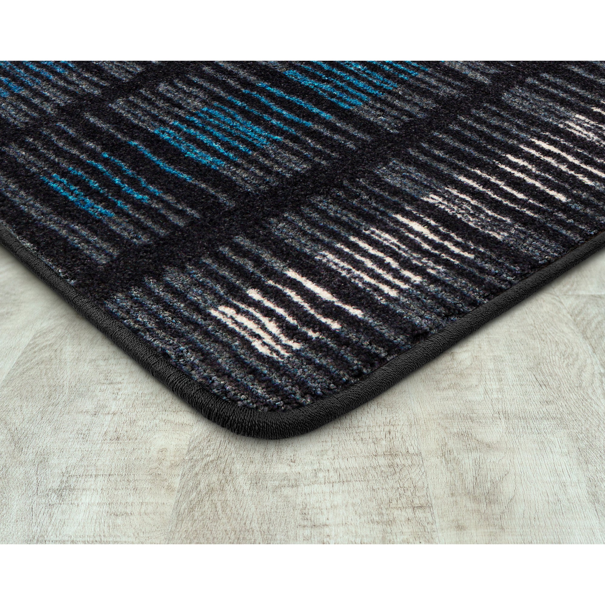 Verve 7'8" x 10'9" area rug in color Sapphire