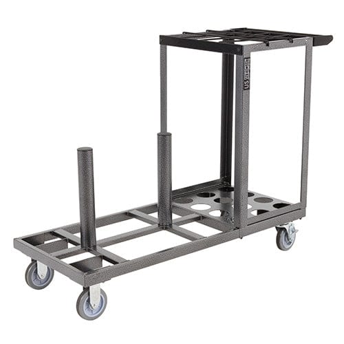 Steel Stanchion Cart ‐ Holds 12 Stanchions