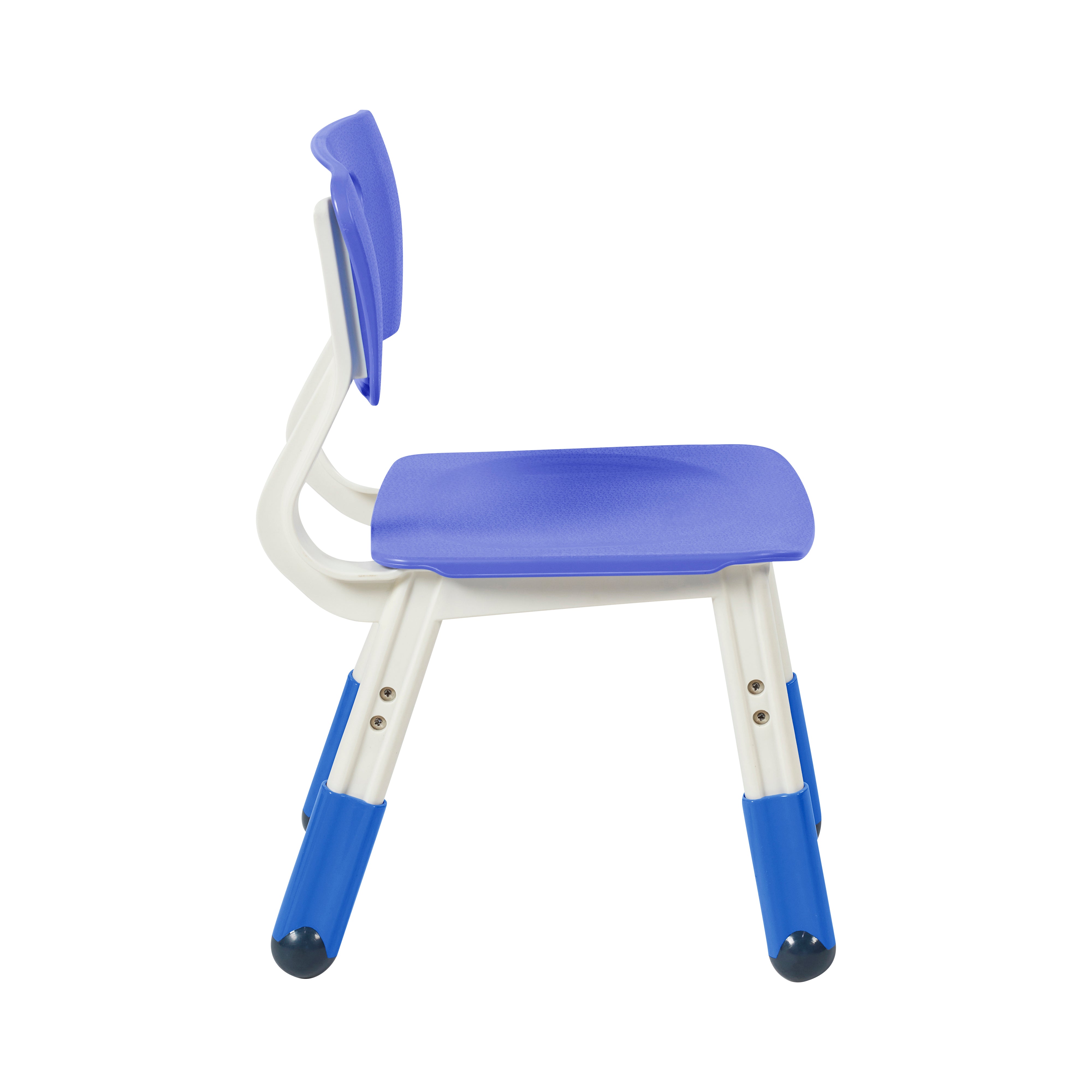Adjustable Height Plastic Chairs 2-Pack - Blue