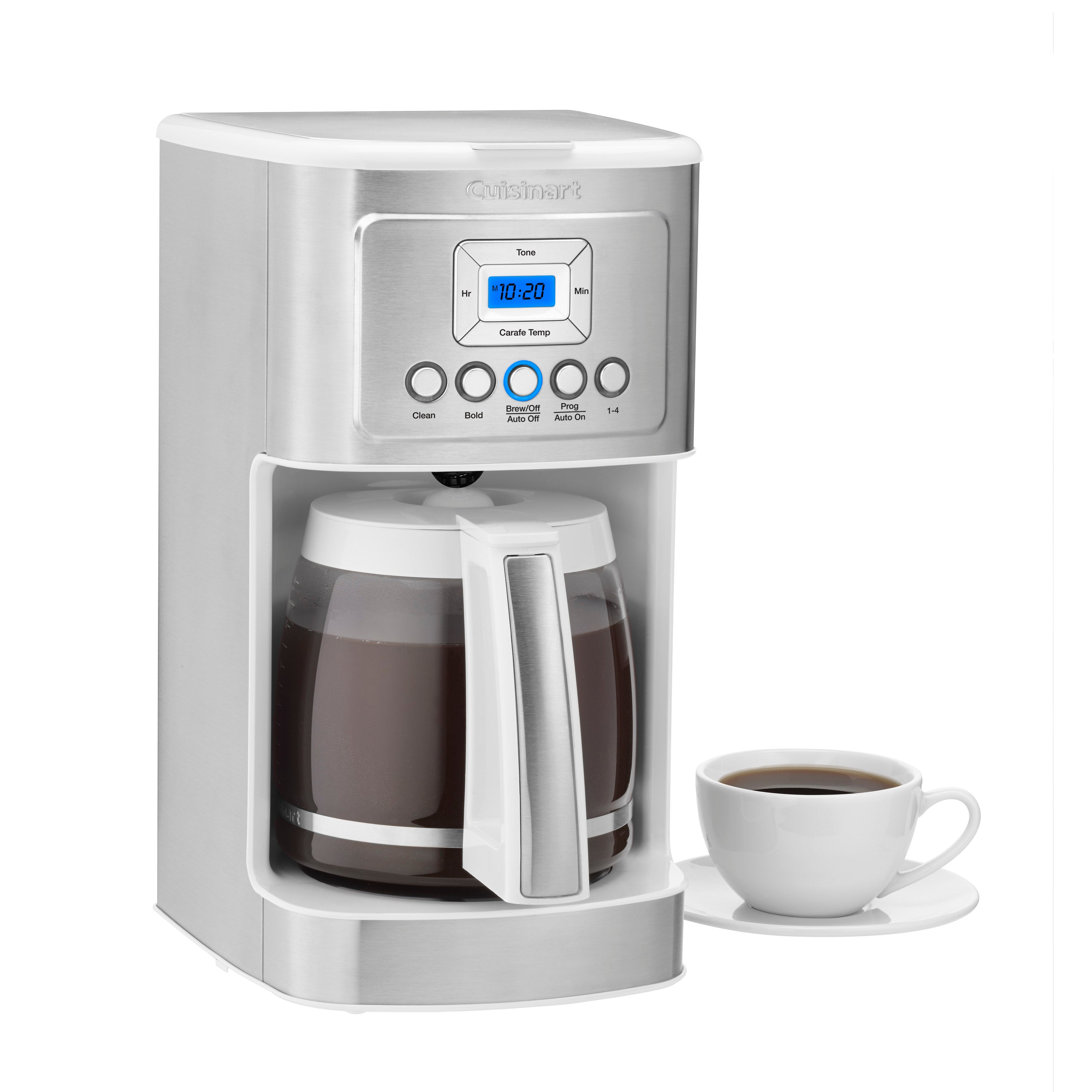 14 Cup Programmable Coffeemaker - White