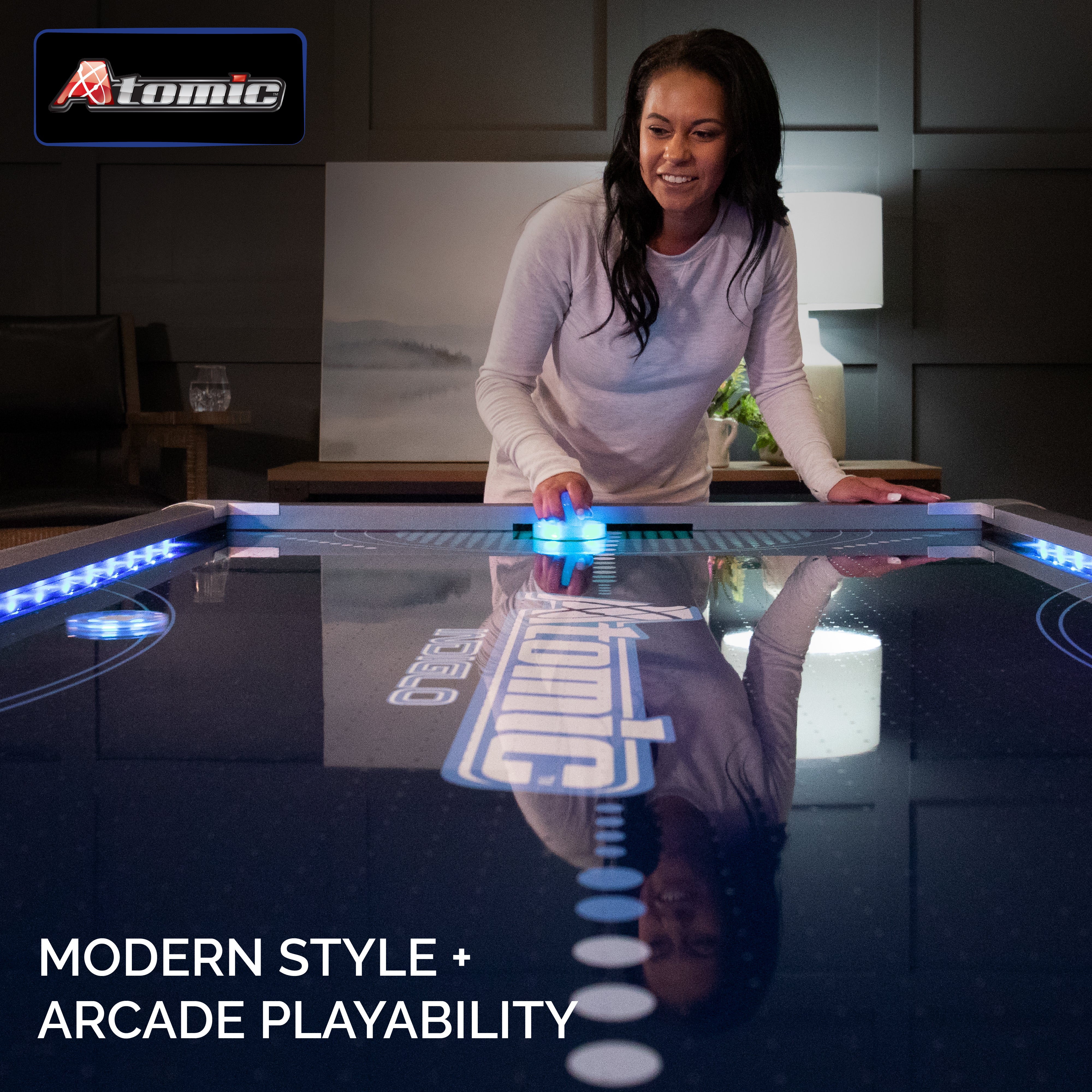 Atomic Indigo Light Up Air Hockey