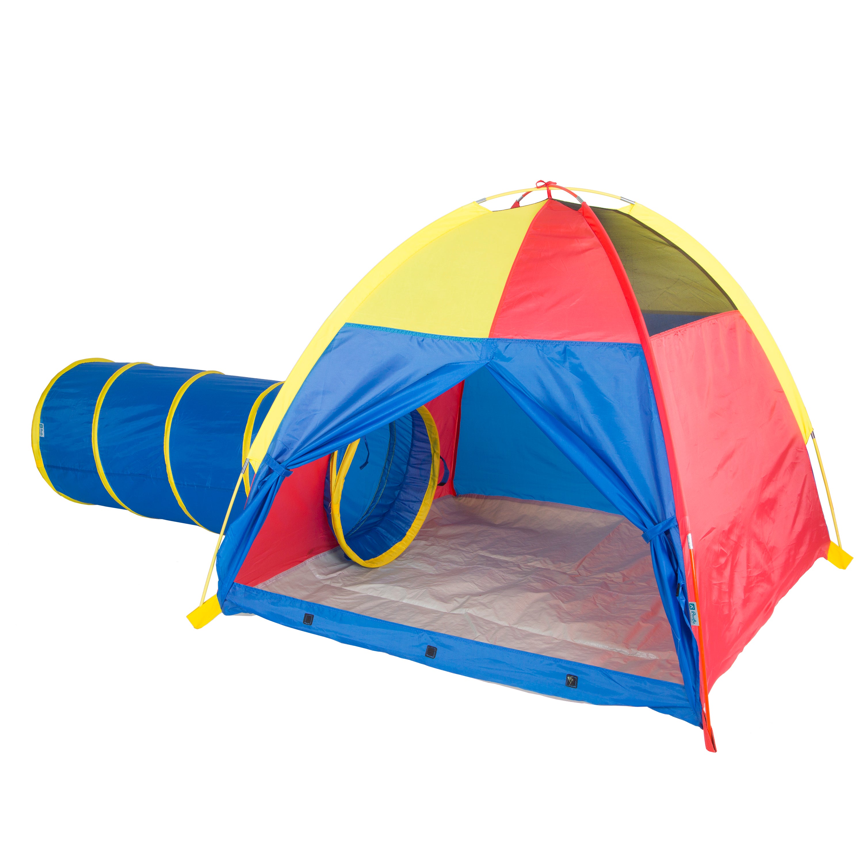 Hide Me Tent and Tunnel Combo - Blue / Red / Yellow