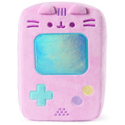 GUND Pusheen Gaming Handheld Console Plush, Squishy Toy, Collectible Plush Toy, Gaming Décor, Stuffed Animal for Ages 8 and Up, Purple, 9.5”