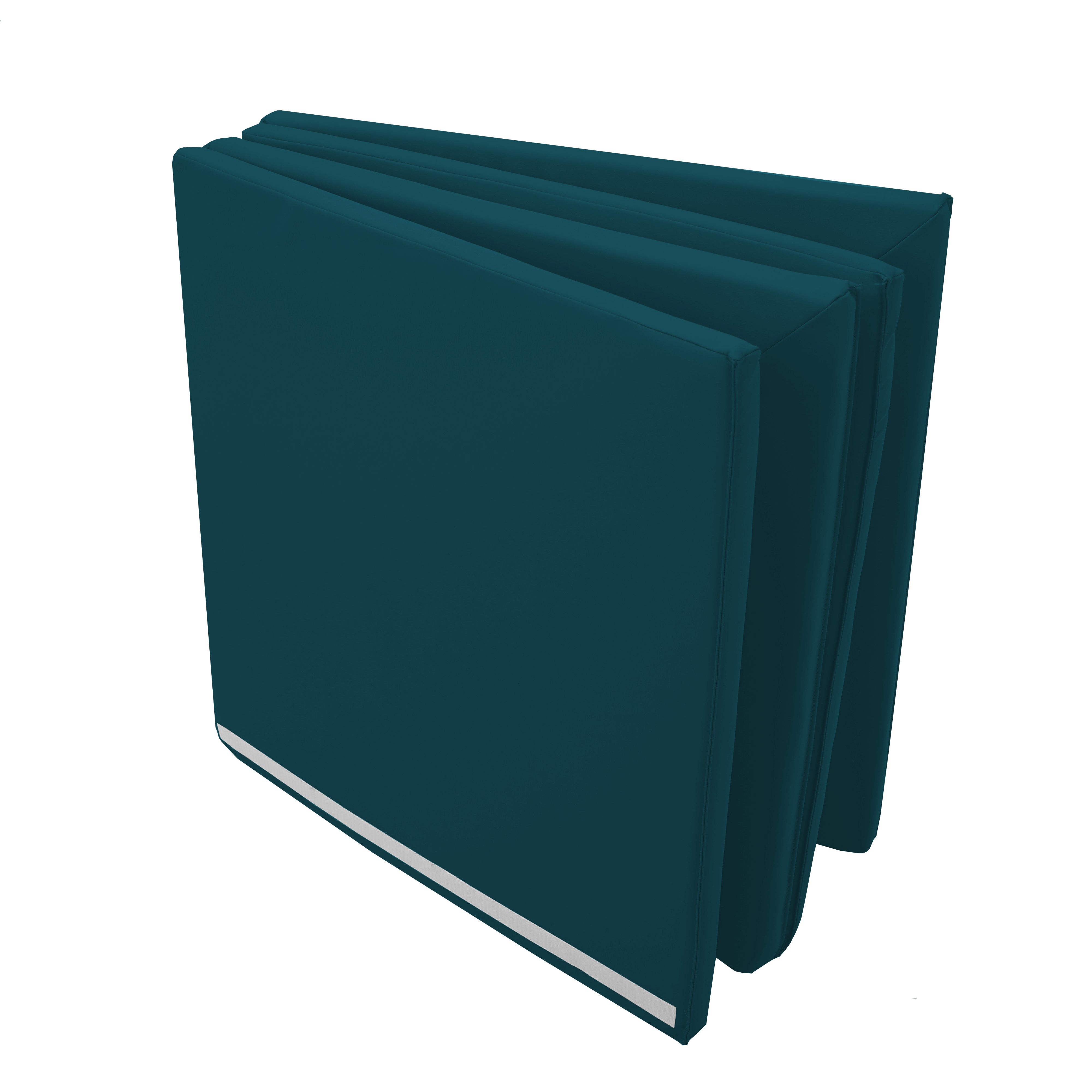 SoftScape Two-Texture Space Saver 4-Fold Toddler Activity Mat - Peacock
