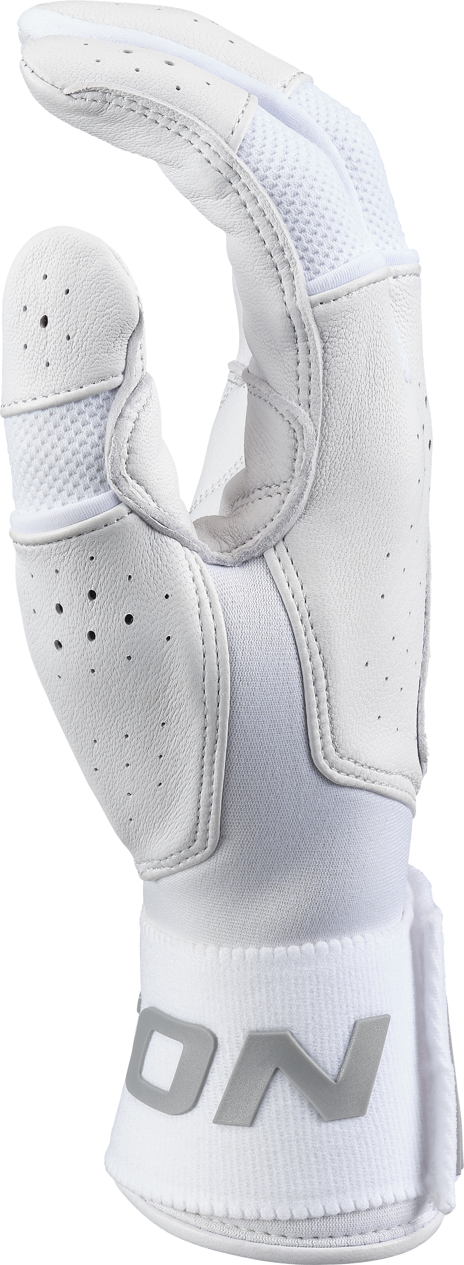 Easton Adult Mav Pro Locked In Batting Gloves - Small - White/White