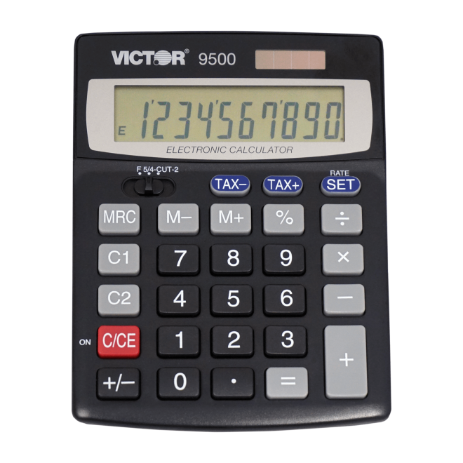 10 Digit Tax & Currency Conversion Desktop Calculator