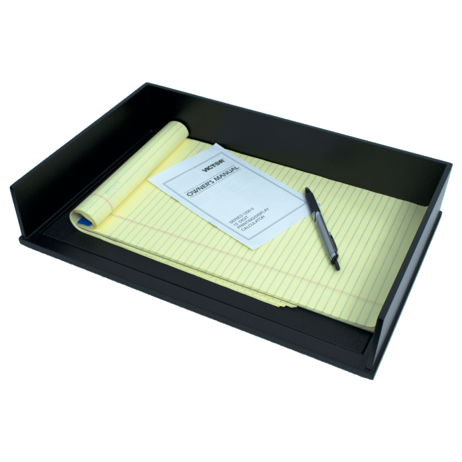Stacking Legal Letter Tray, Black
