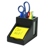 Pencil Cup/Note Holder, Brown
