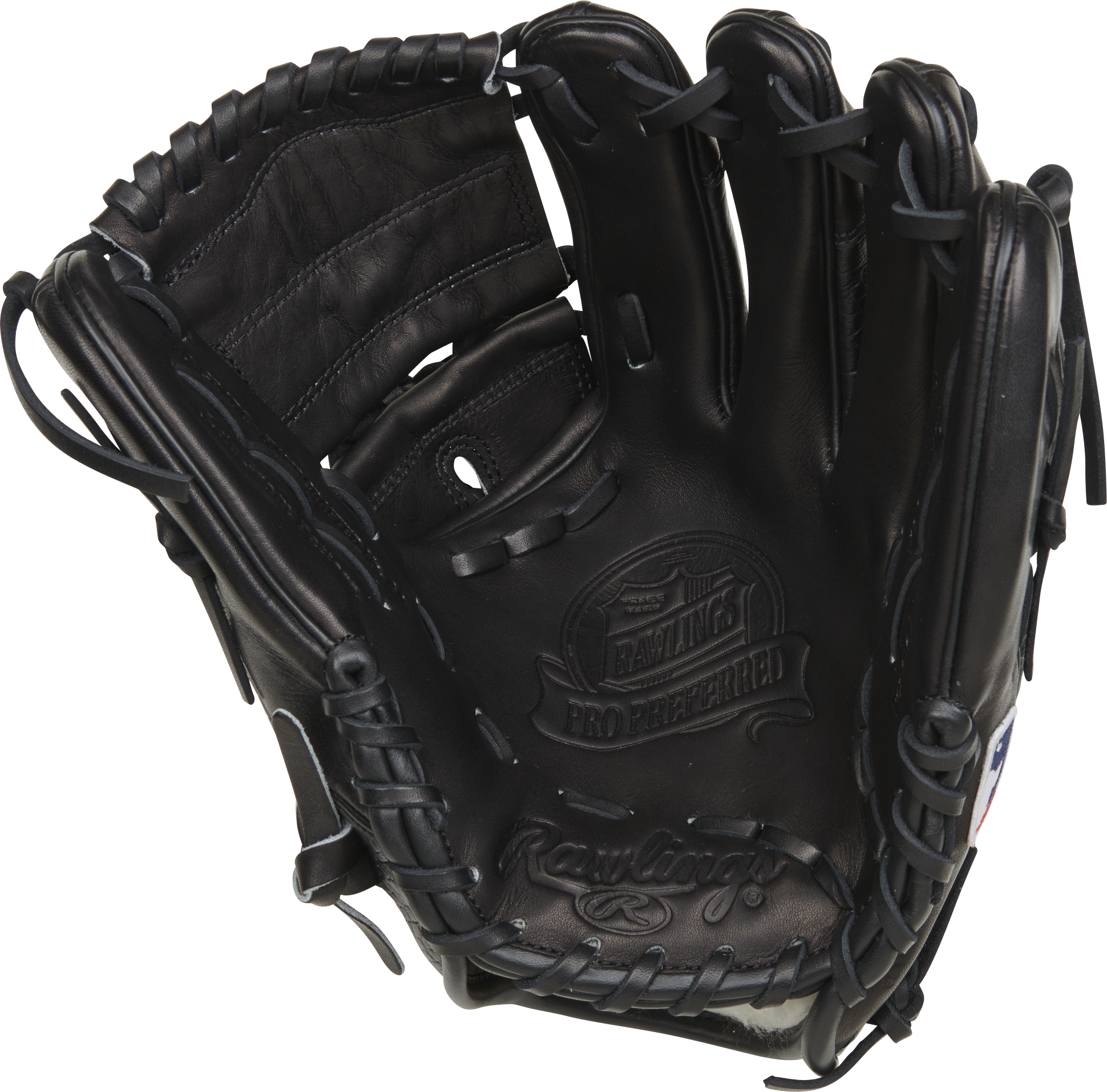 Rawlings Pro Preferred Series Jacob Degrom Gameday Pattern 11.75-Inch Baseball Glove - Right Hand Thrower - Black/Croc