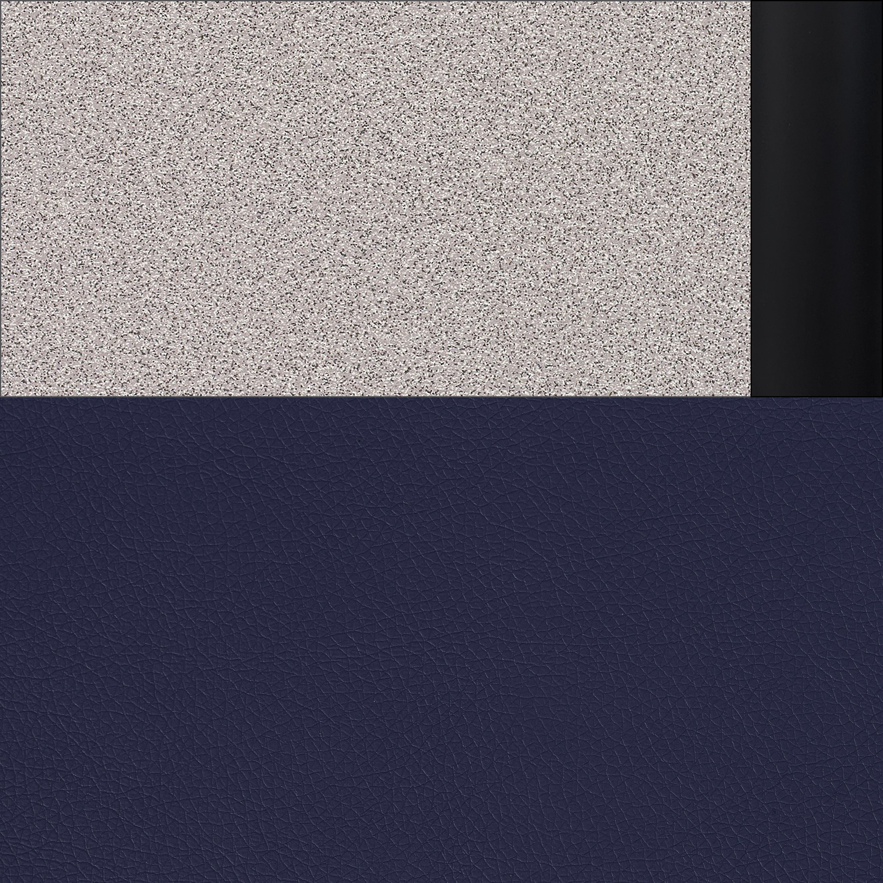 Pro Series Connect Booth with Cafe Table, 5-Piece Set - Navy/Gray/Graphite/Black
