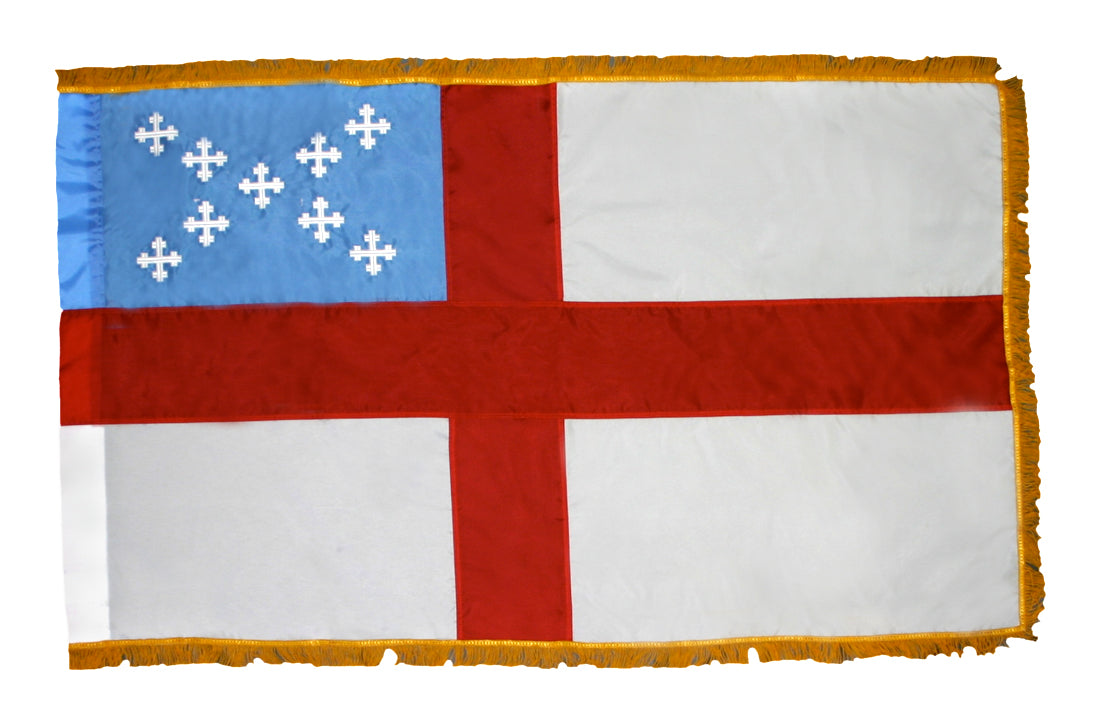3X5 FT COL NYL-GLO EPISCOPAL FRG