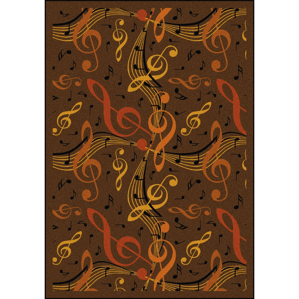 Virtuoso 10'9" x 13'2" area rug in color Brown