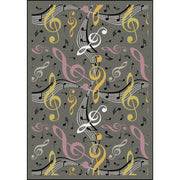 Virtuoso 10'9" x 13'2" area rug in color Gray