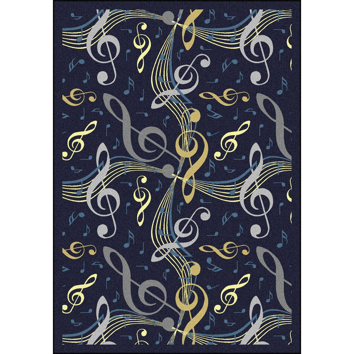 Virtuoso 7'8" x 10'9" area rug in color Navy