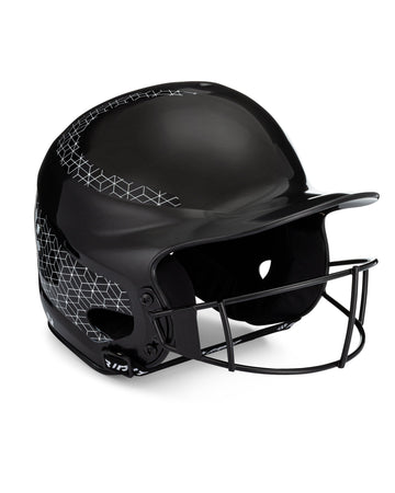 RIP-IT Vision Classic Batting Helmet 2 - Medium/Large - Black/Black