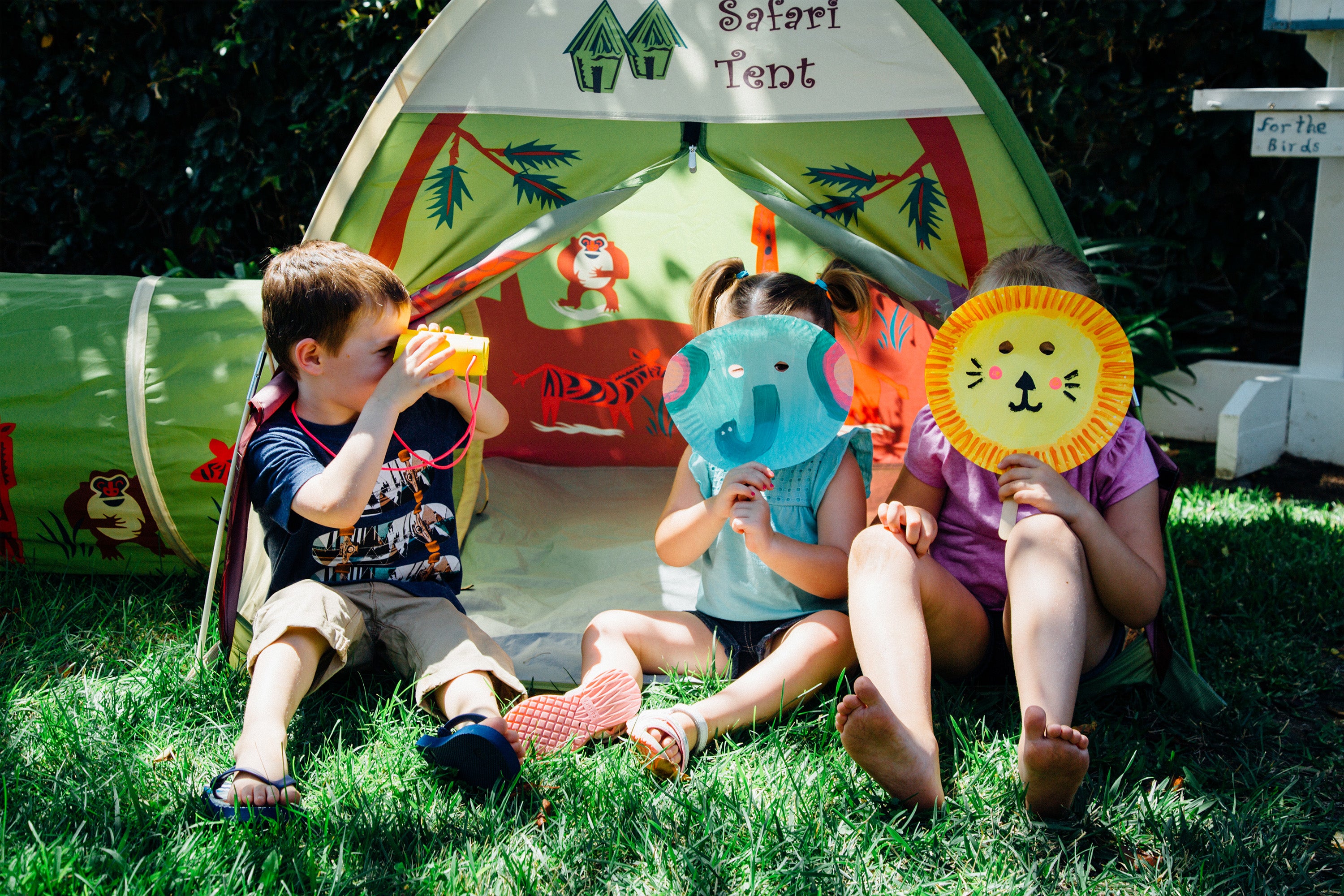 Jungle Safari Tent and Tunnel Combo