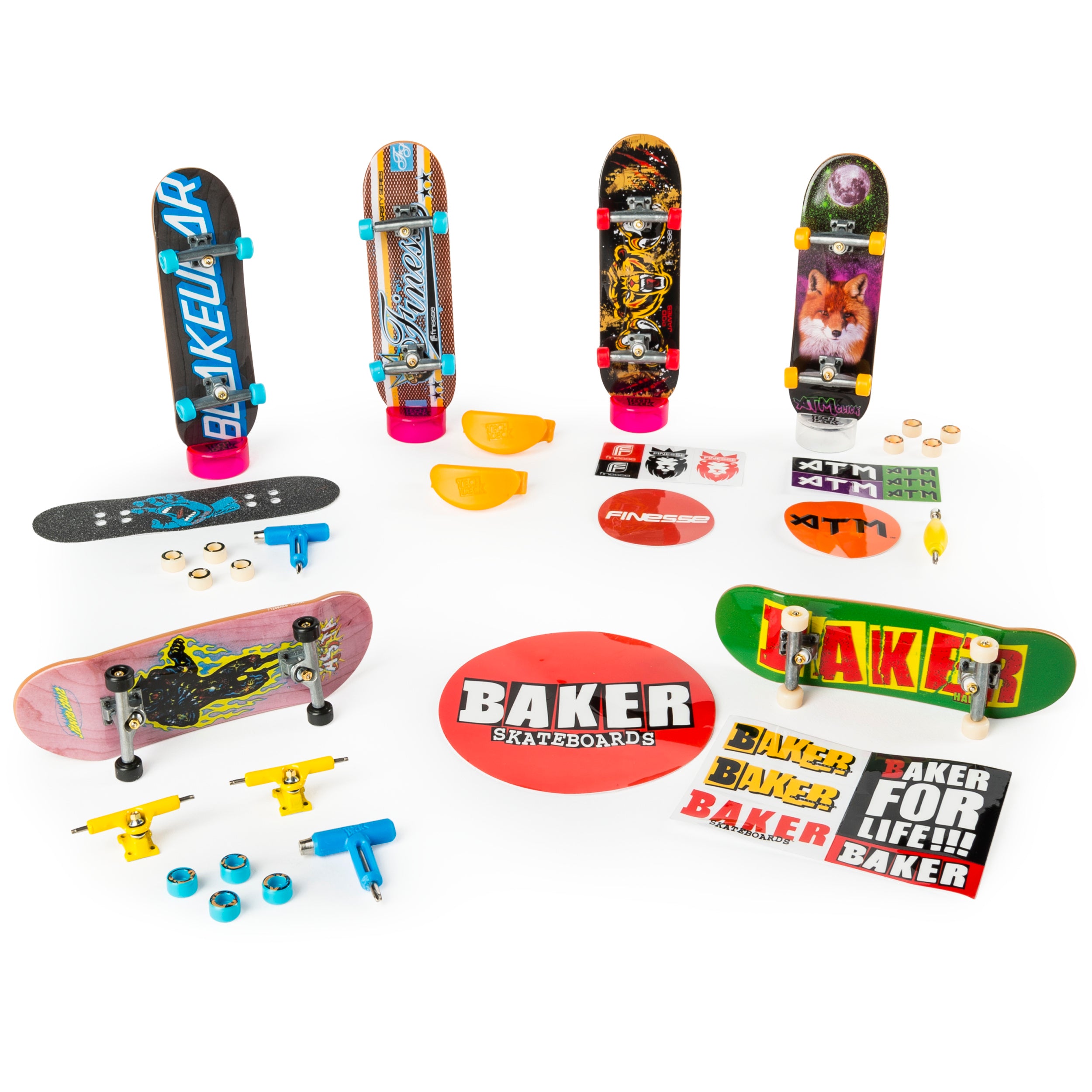 Tech Deck, 96mm Fingerboard Mini Skateboard with Authentic Designs, For Ages 6 and Up Styles May Vary