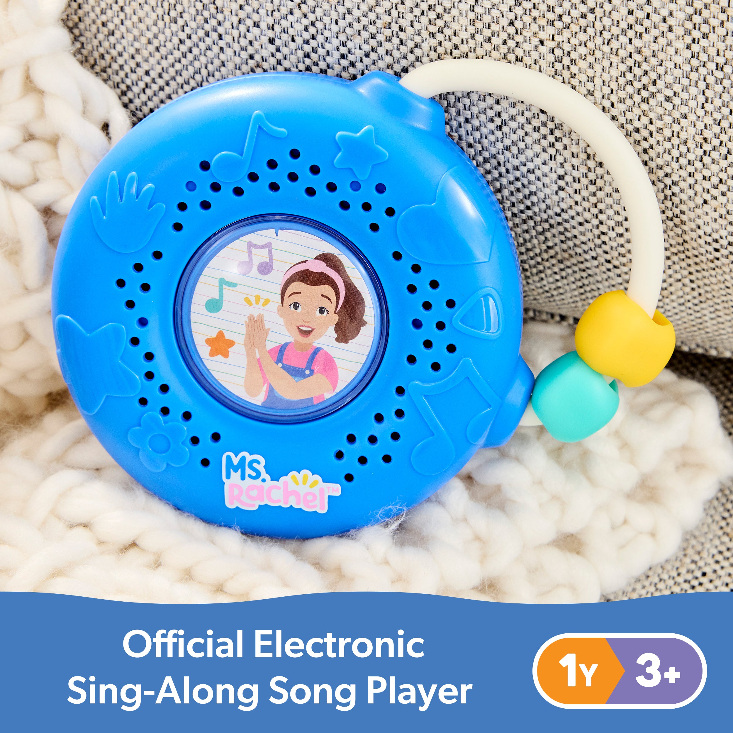 Ms. Rachel Official Electronic Sing-Along Song Player with 14 Musical Sounds, Educational Toys & Toddler Toys for Girls & Boys Ages 1-3+