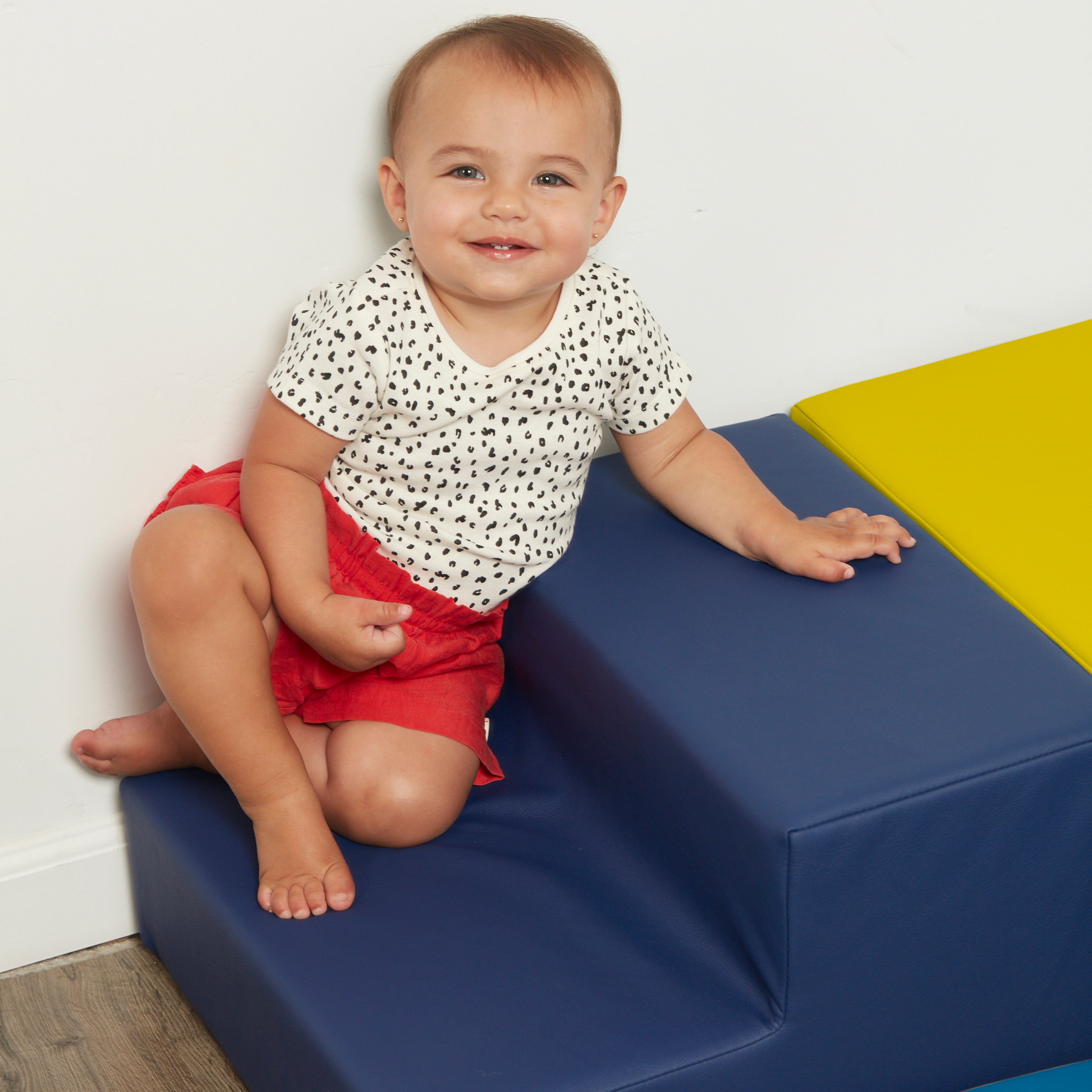 SoftScape Toddler Playtime Corner Climber - Blue/Red