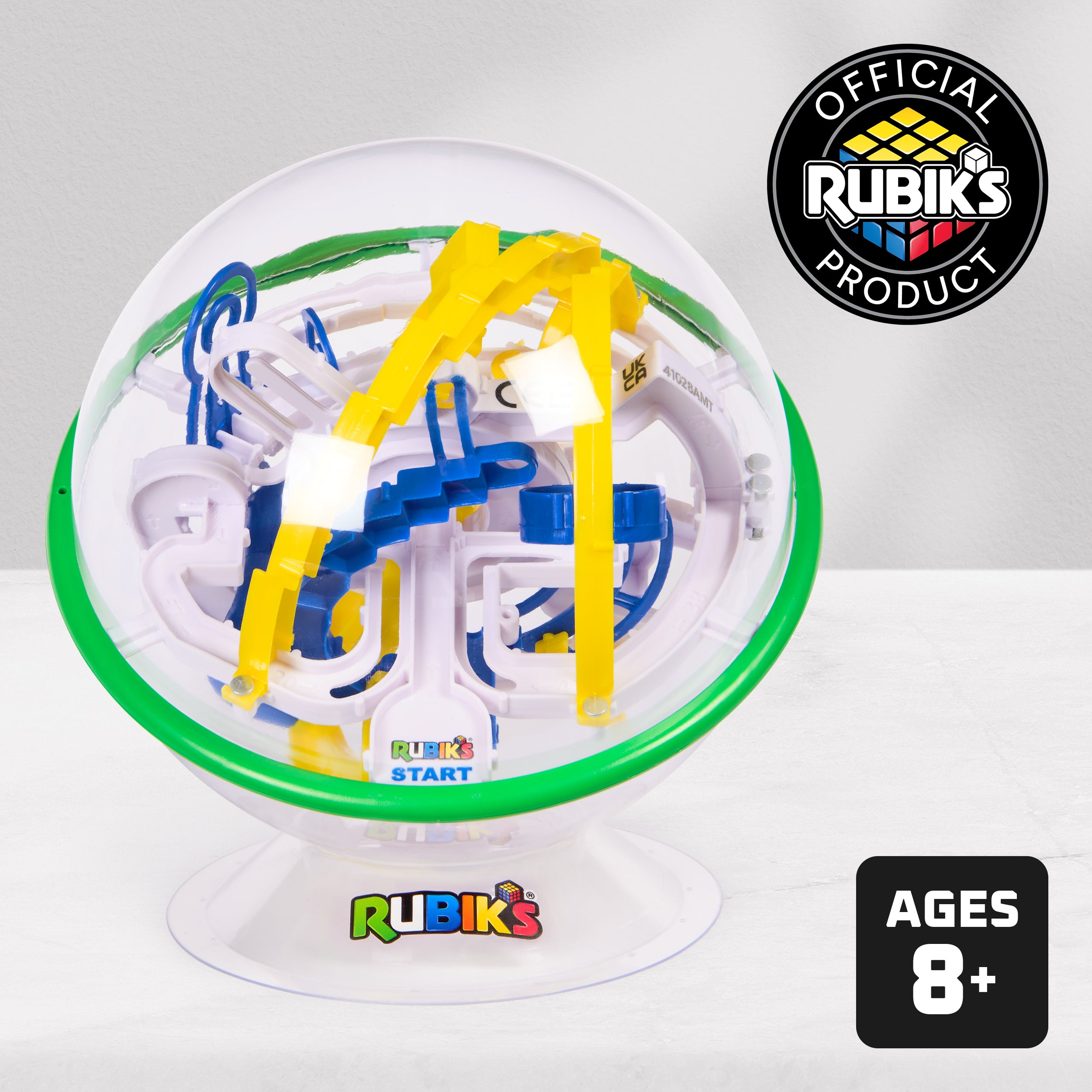 Rubik’s Cube, Rubik’s Tracks 70 3D Gravity Maze & 3D Puzzle Game with 70 Obstacles, Problem-Solving Challenging Brain Teaser Fidget Toy, for Ages 8+