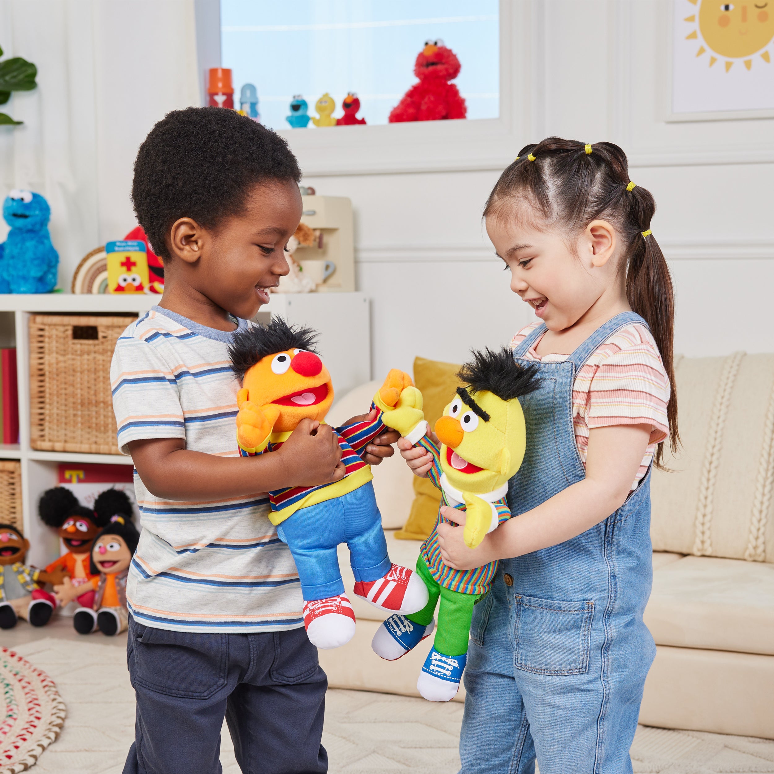 GUND Sesame Street Official Ernie Muppet Plush, Premium Plush Toy for Ages 1 & Up, Orange, 13.5”