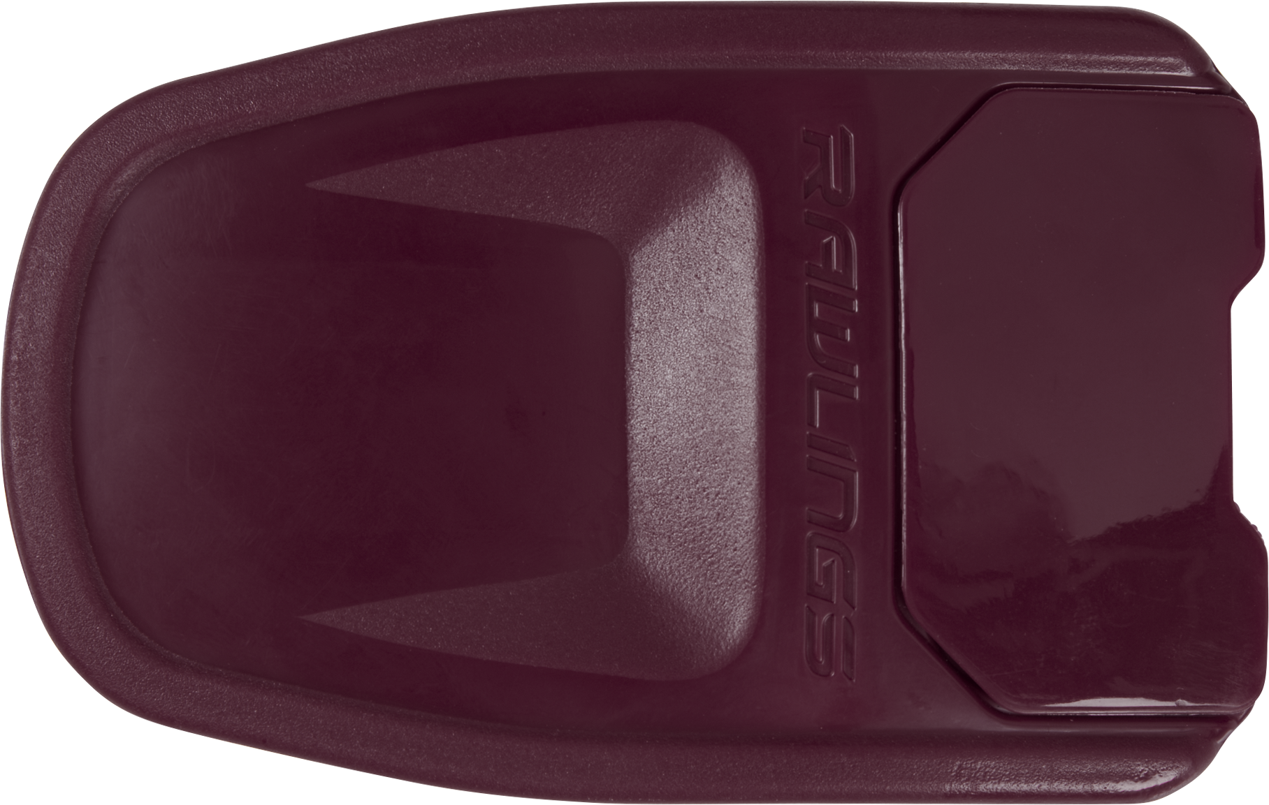 Rawlings Reversible Extension For R16 Batting Helmet - Right Handed Batter/Left Handed Batter - Maroon