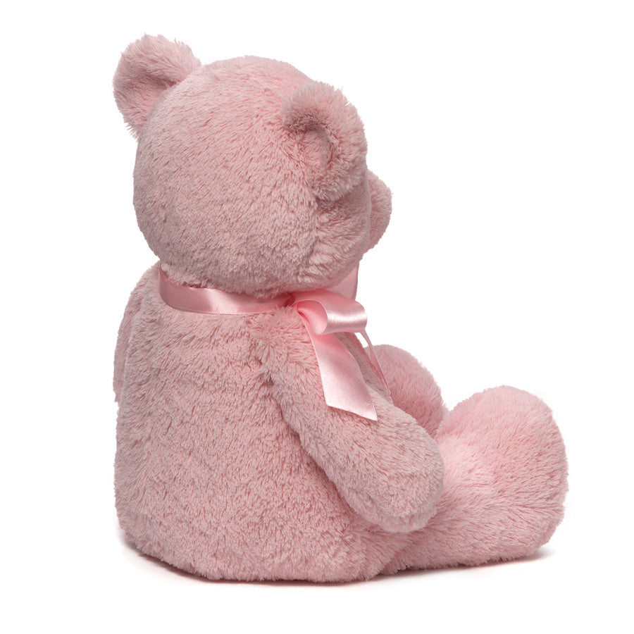 Baby GUND My First Teddy Bear, Ultra Soft Animal Plush Toy for Babies and Newborns, Pink, 18”