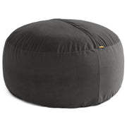 Jaxx 5 Foot Saxx - Large Round Bean Bag Chair for Adults - Lush Velvet Black
