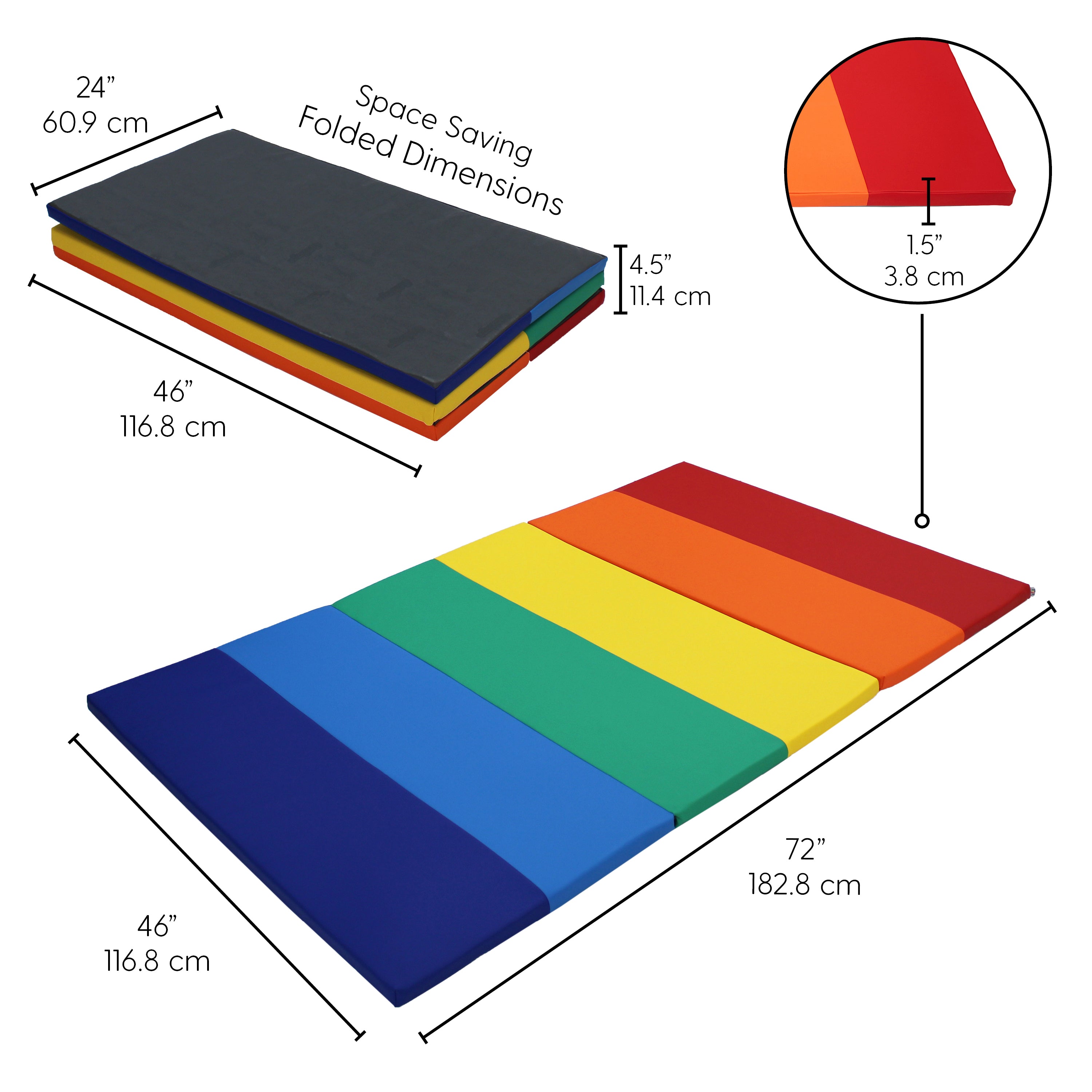 SoftScape Space Saver Play Mat - Multicolor