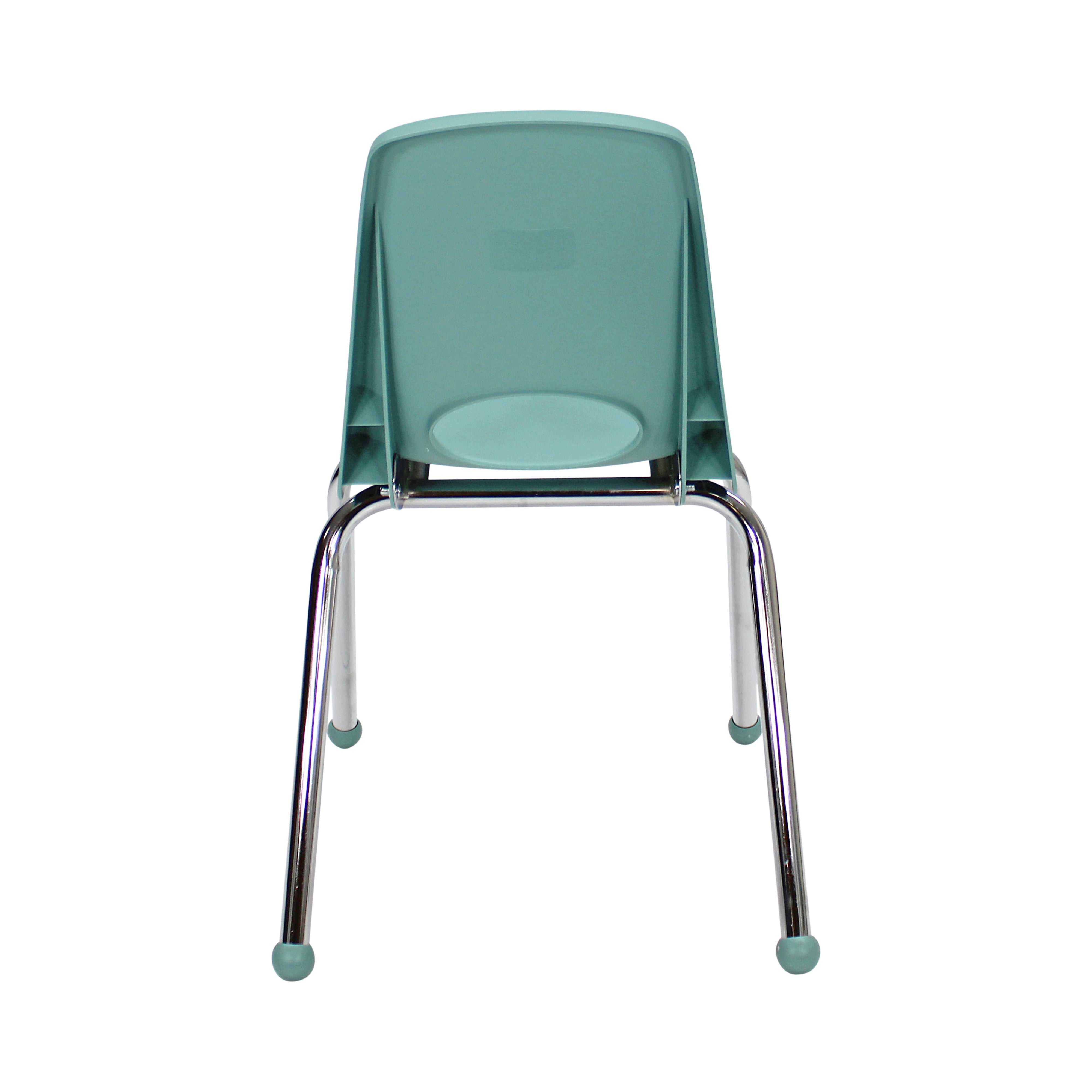 16" Stack Chair with Ball Glides - Seafoam
