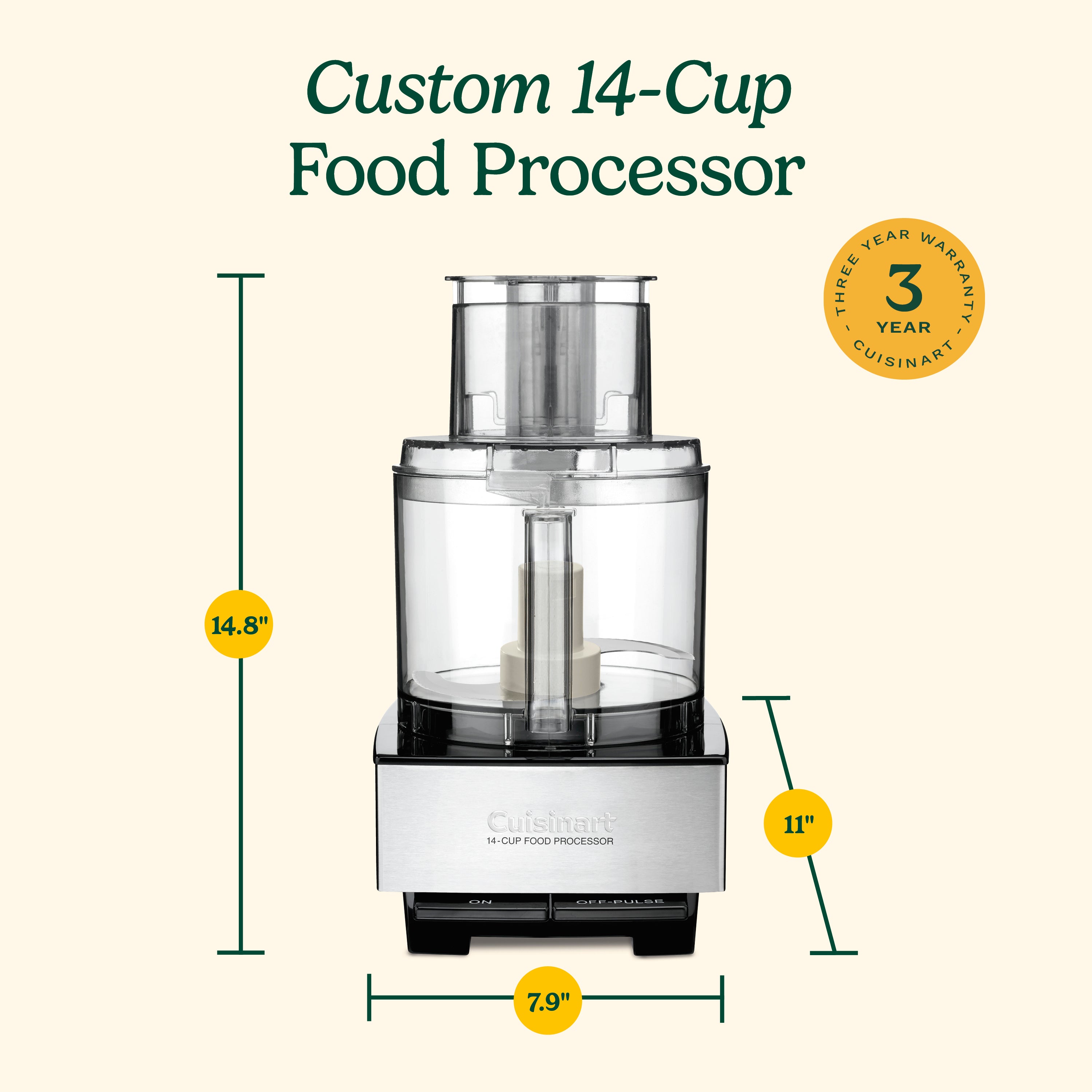 Custom 14 Cup Food Processor