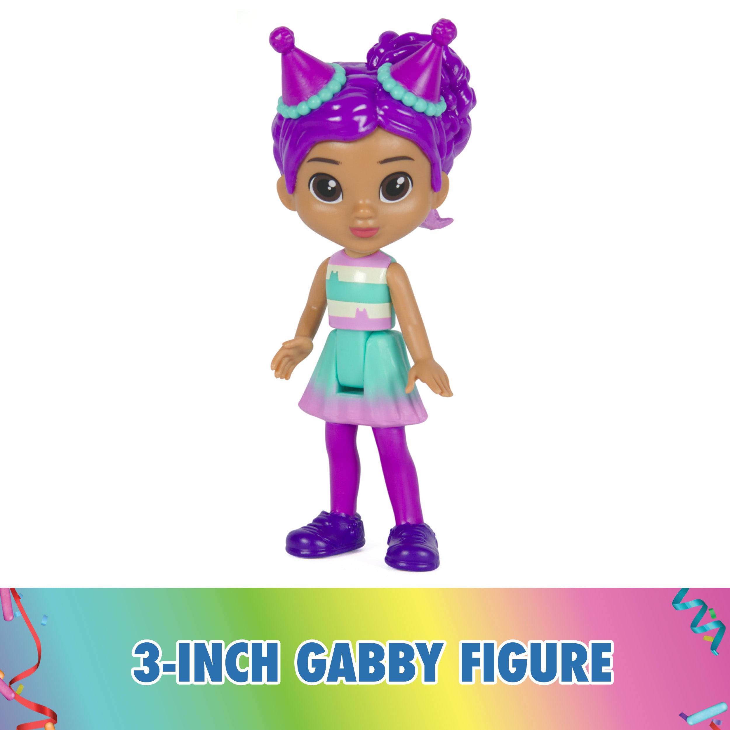 Gabby’s Dollhouse, Celebration Themed Figures with Gabby Girl, 5 Cat Toy Figures, Surprise Toys & Dollhouse Accessories, Kids Toys for Girls & Boys 3+