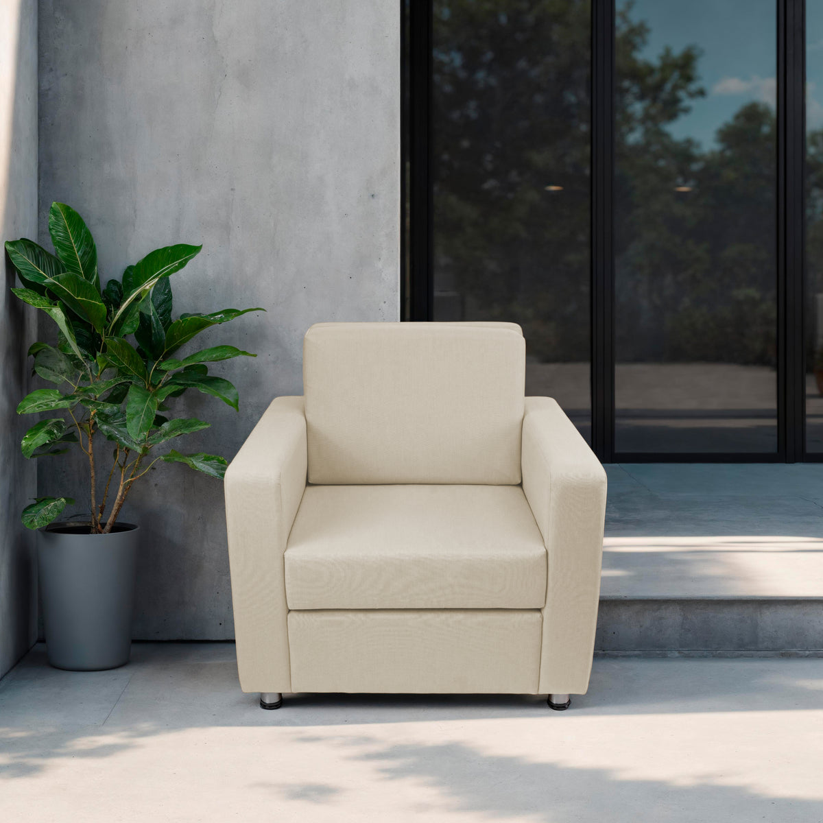Outdoor Chair with Sunbrella - Spectrum Sand