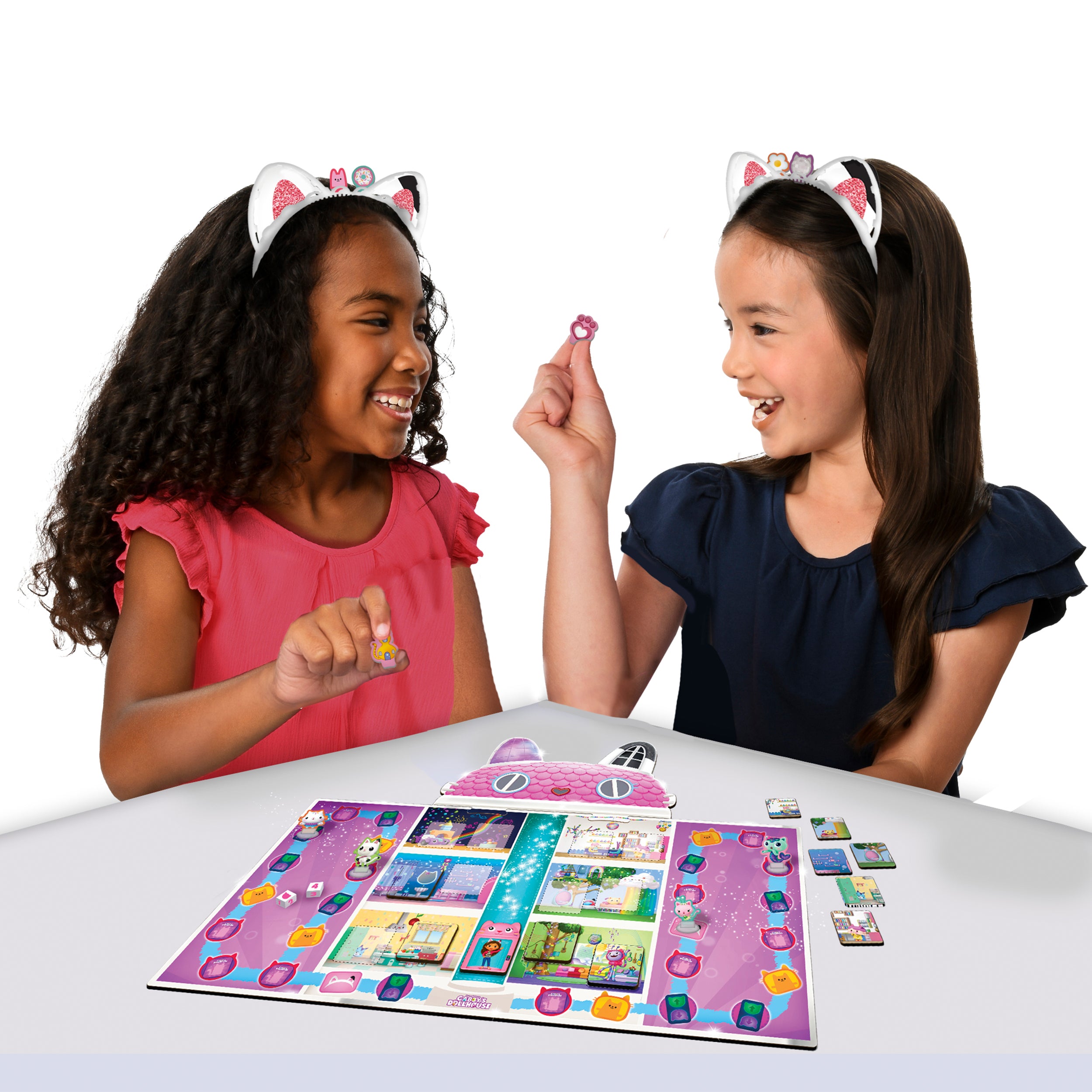 Spin Master Games, Gabby’s Dollhouse, Meow-mazing Board Game, Board Game for Kids, Family Games, Preschool Game for Families & Kids Ages 4+