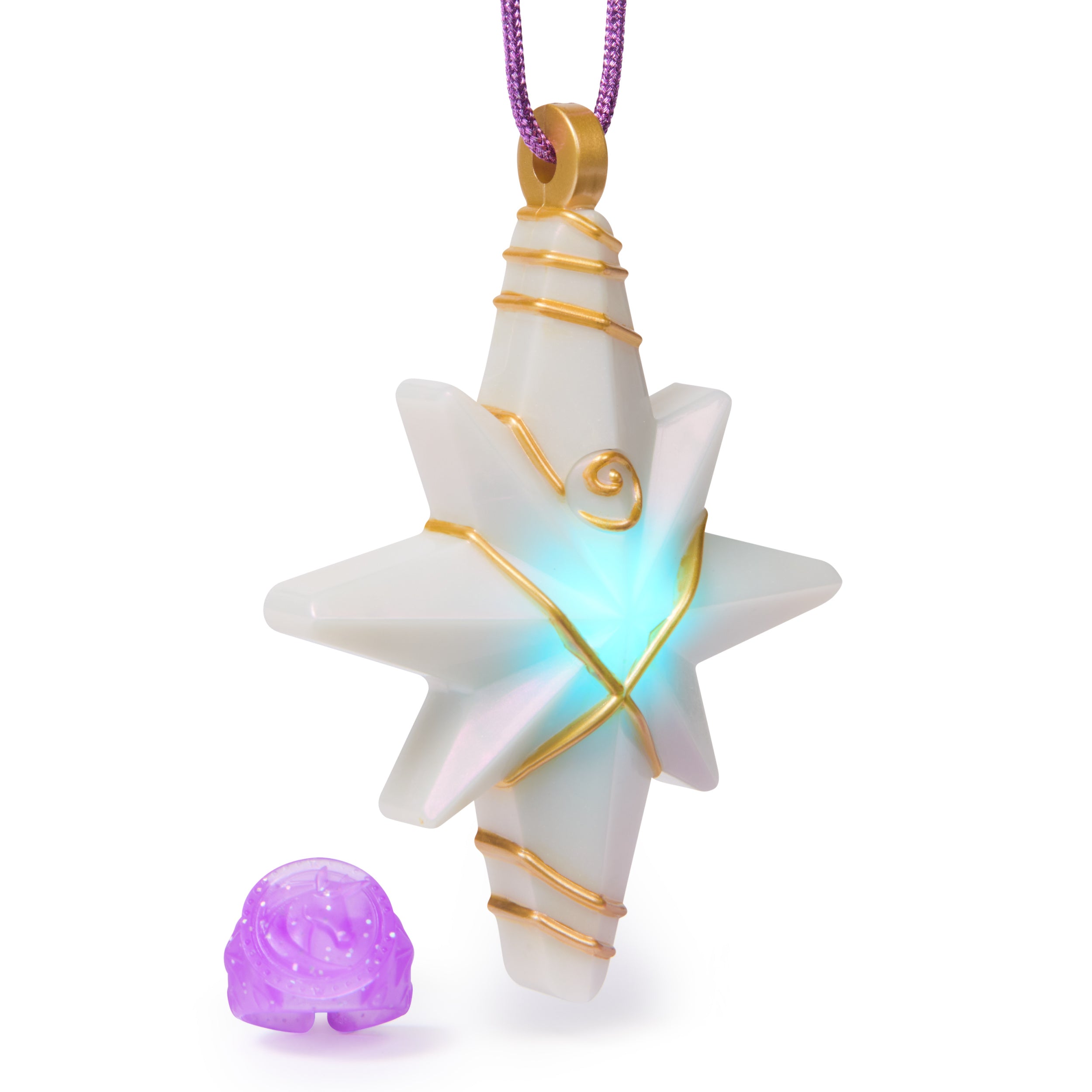 Unicorn Academy, Sophia’s Light Up Necklace & Glitter Ring for Girls Pretend Play & Dress Up, Dolls & Unicorn Toys for Girls Ages 4 and up