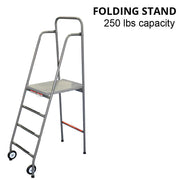 Volleyball Referee Stand - Folding - 250 Lb. Capacity