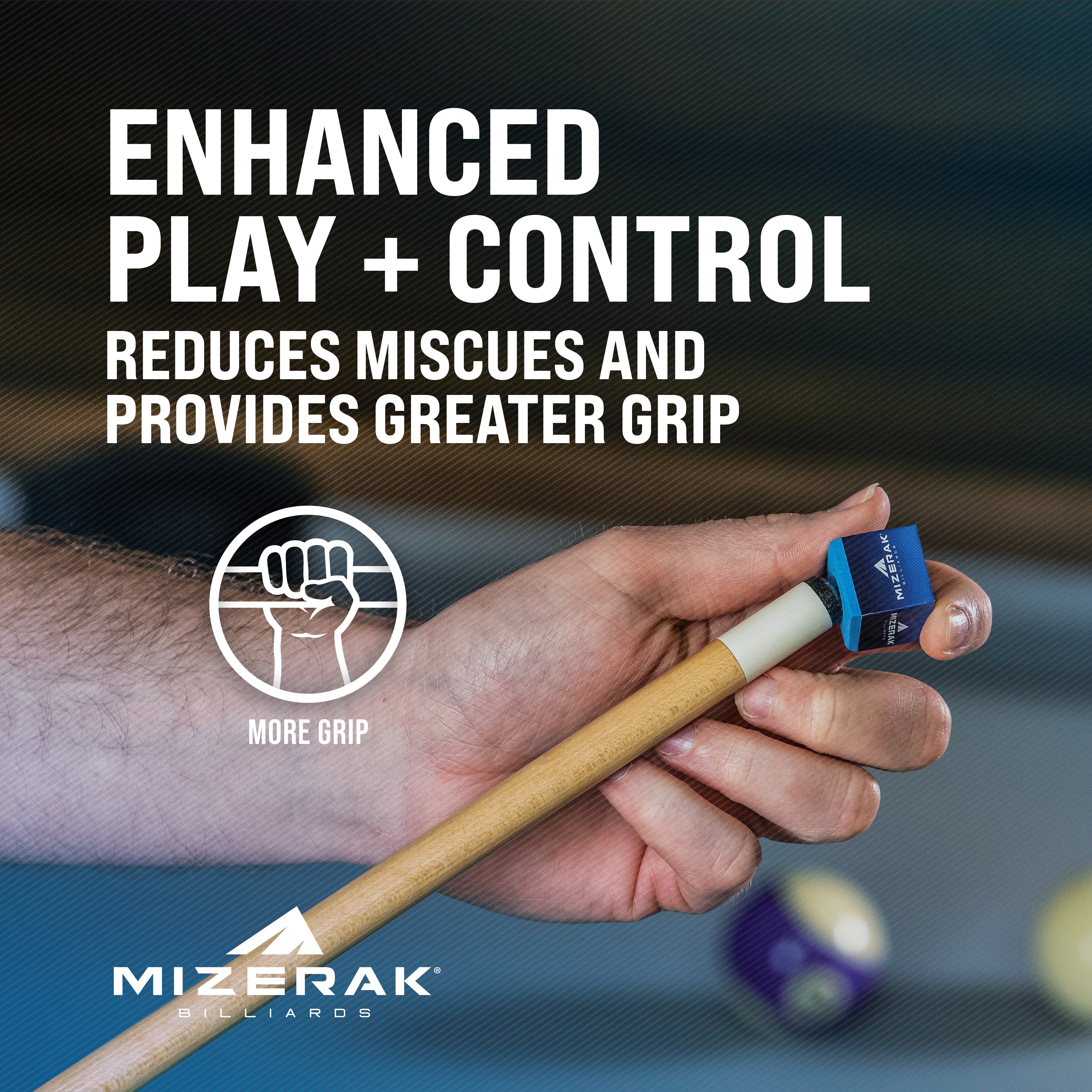 Mizerak Cue Chalk, 6-Pack