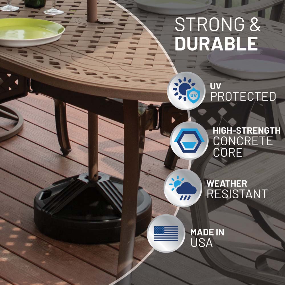 Umbrella Base Empty (Black)