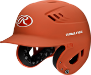 Rawlings R16 Matte Junior 1-Tone Baseball Helmet - Burnt Orange