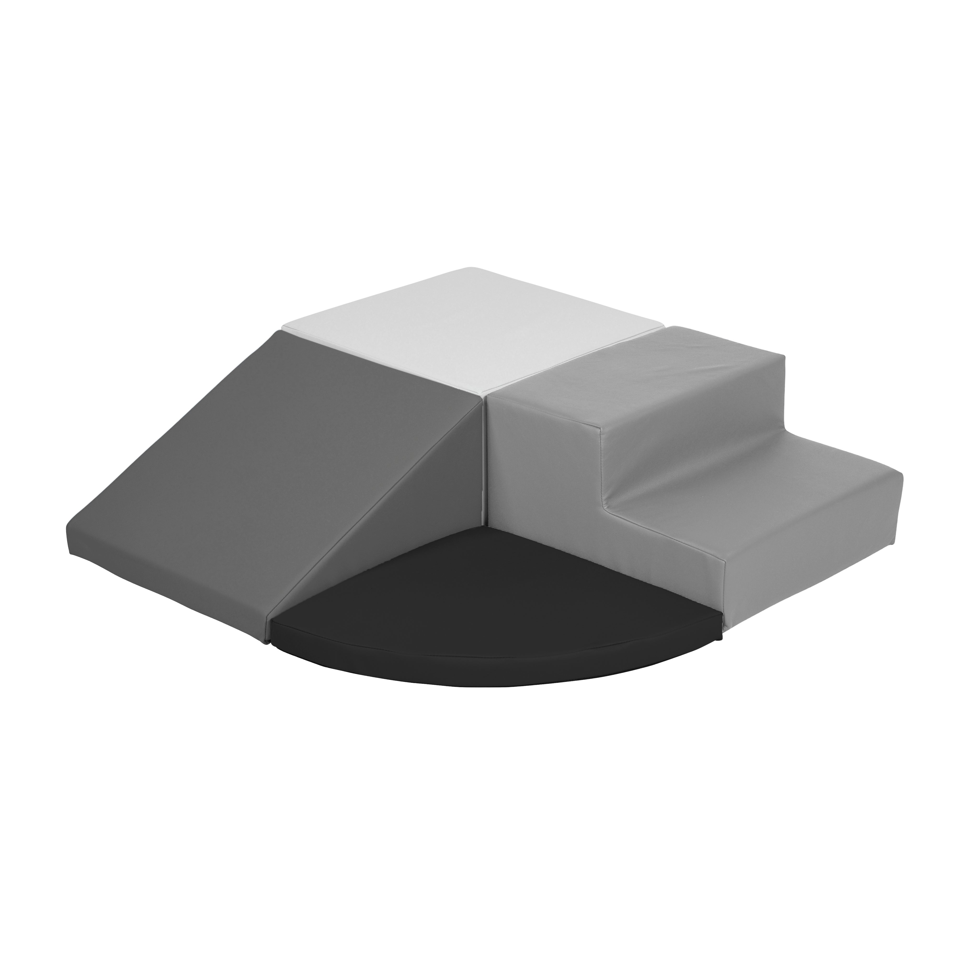 SoftScape Toddler Playtime Corner Climber - Gray/Light Gray