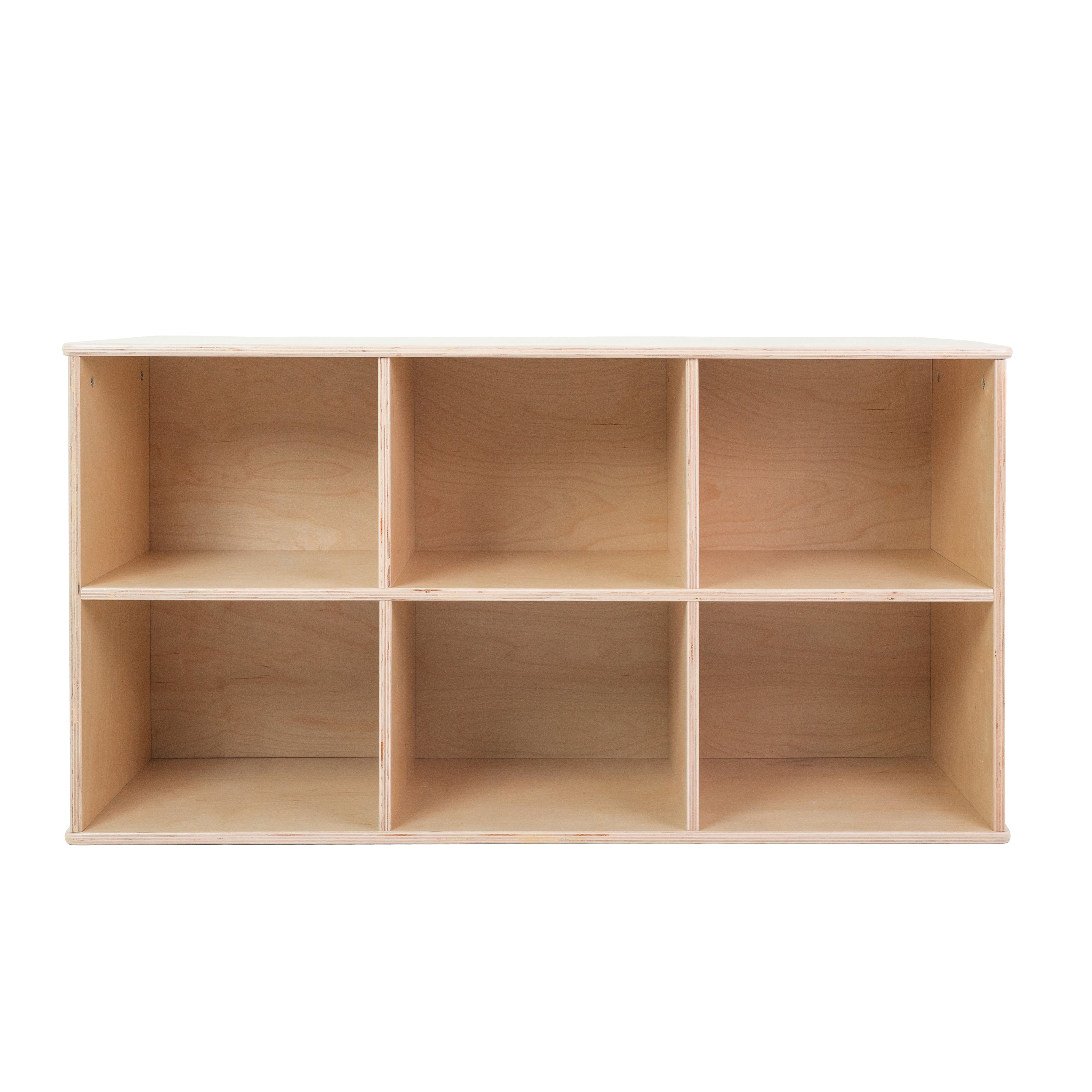 Birch 6-Compartment Storage Cabinet 24" Height