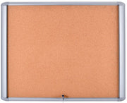MasterVision Waterproof Outdoor  Cork Bulletin Enclosed Board, 30x 26.5", Holds 6 Letter Size Sheets