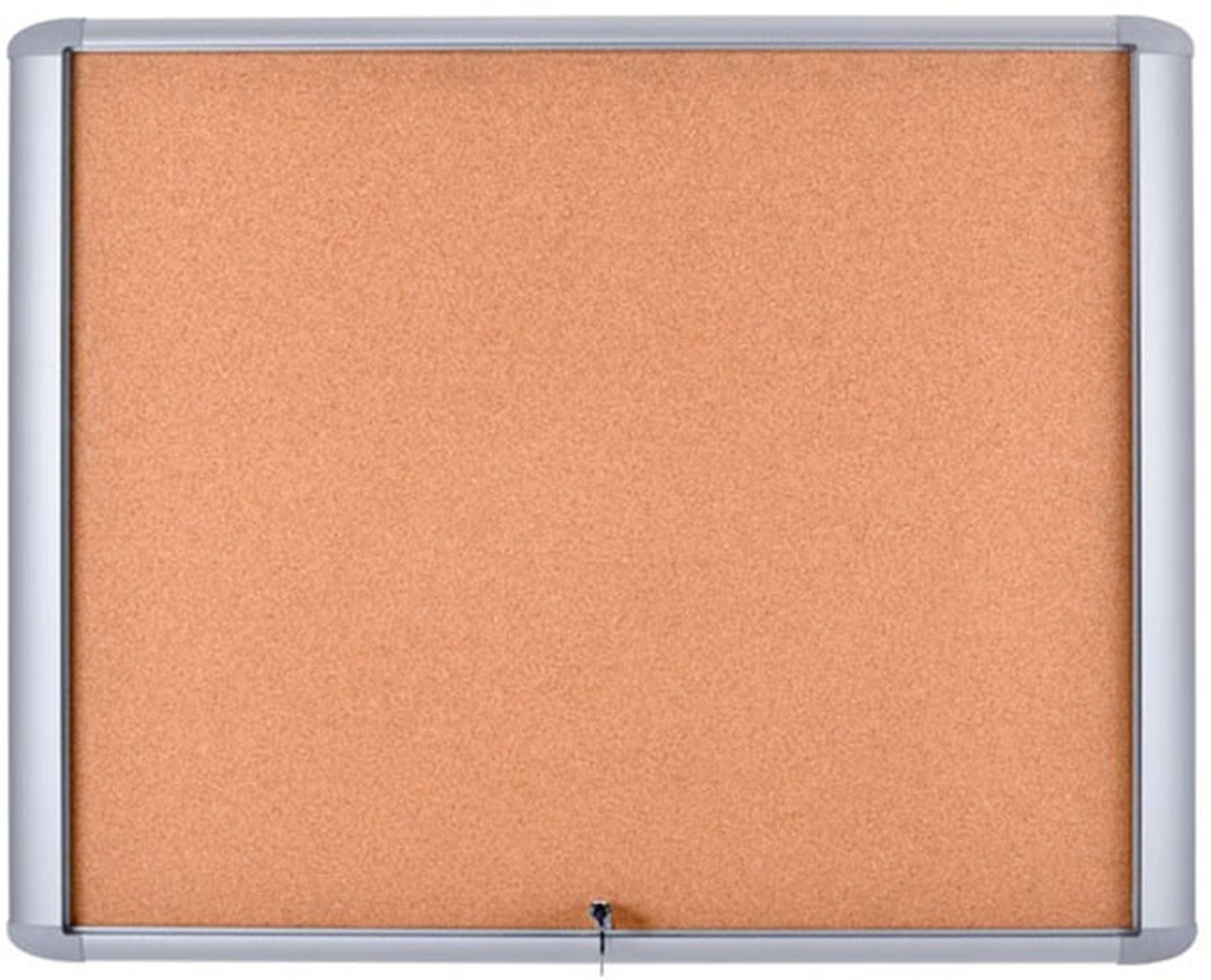 MasterVision Waterproof Outdoor  Cork Bulletin Enclosed Board, 30x 26.5", Holds 6 Letter Size Sheets