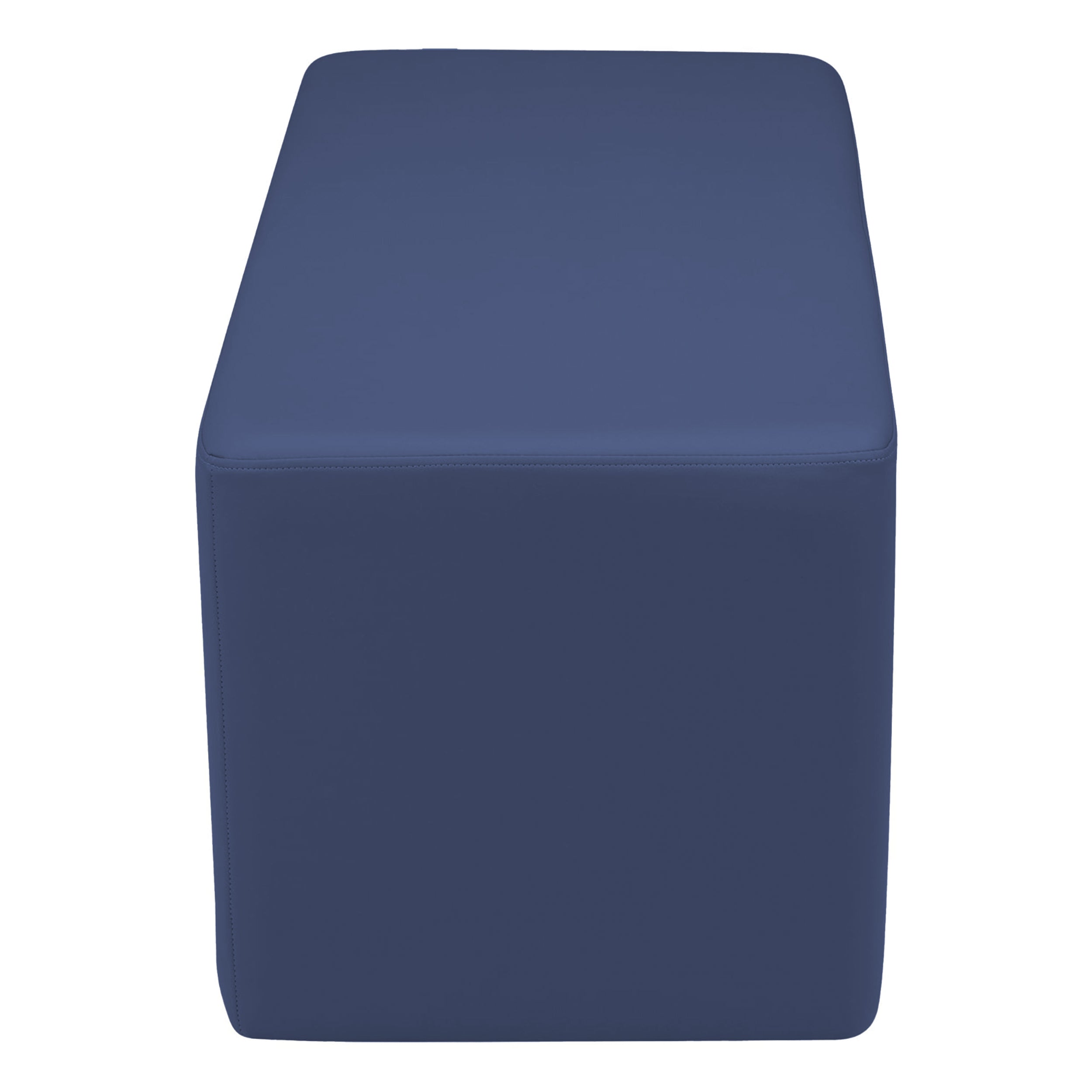 Pro Series Upholstered Rectangle Ottoman 18" Height - Navy