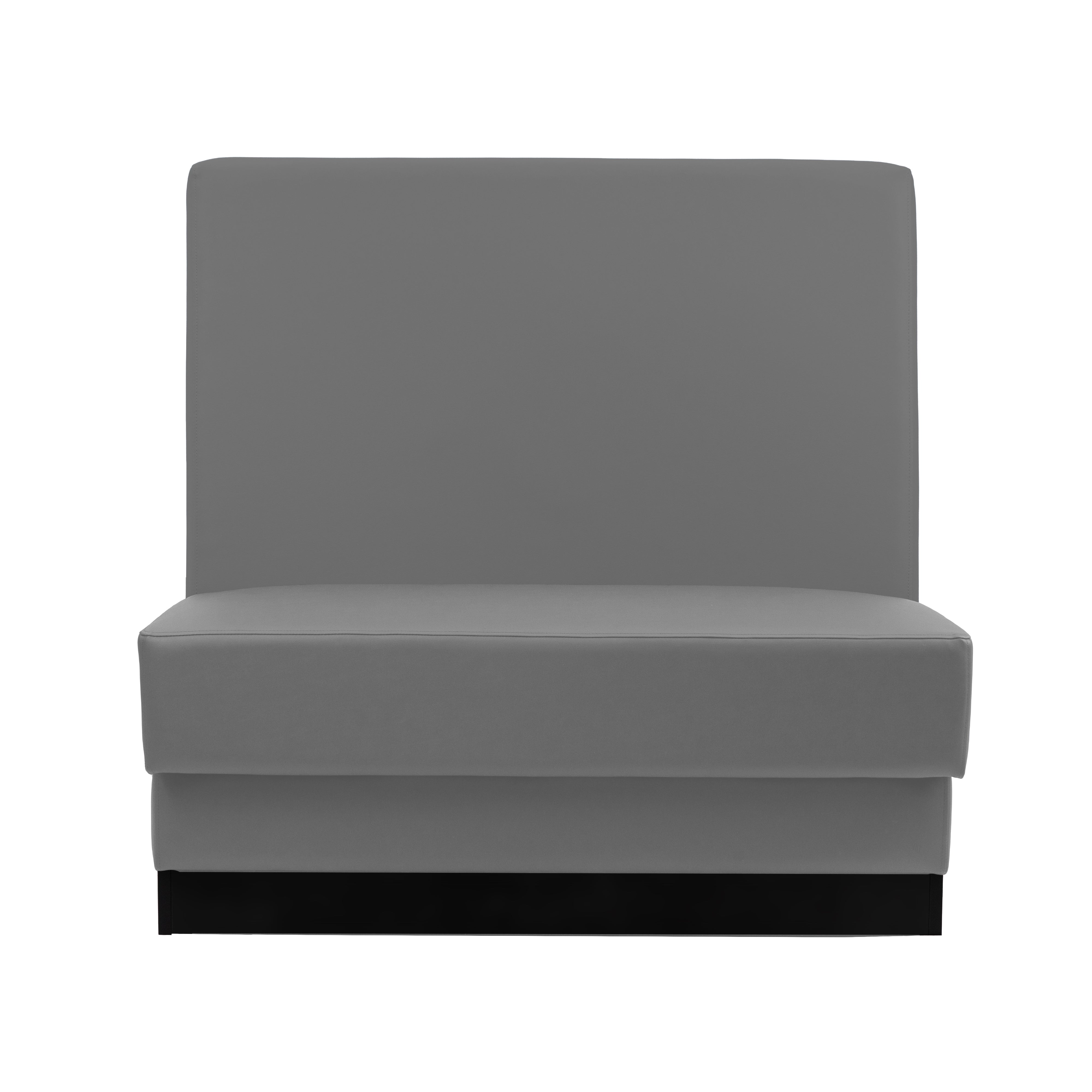 Pro Series Double-Sided Restaurant Booth Seating - Dark Gray