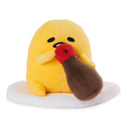 GUND Sanrio Gudetama The Lazy Egg Stuffed Animal, Gudetama with Soy Sauce Plush Toy for Ages 1 and Up, 5”