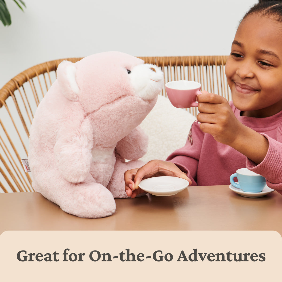 GUND Original Snuffles Teddy Bear, Premium Stuffed Animal for Ages 1 and Up, Pink, 10”