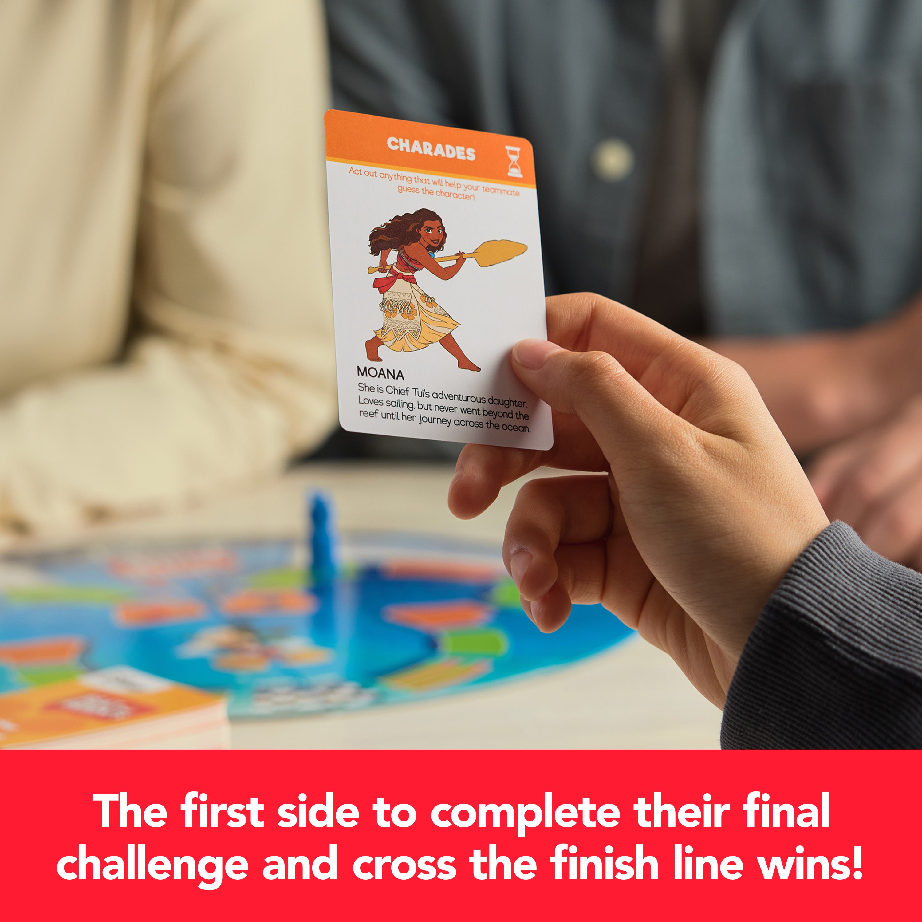 Spin Master Games, Beat the Parents Disney Edition, Kids vs. Parents Family Board Game, Up-and-Active Trivia & Challenges, Disney Games, 4 Players, for Ages 8 & Up